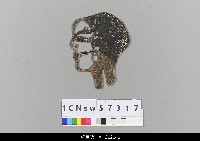 藏品(中國湖北皮影戲偶頭-生)的圖片